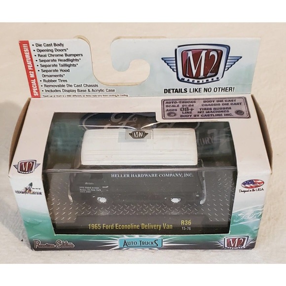 M2 1965 Ford Econoline Delivery Van Heller Hardware 1/64 New - Picture 1 of 2